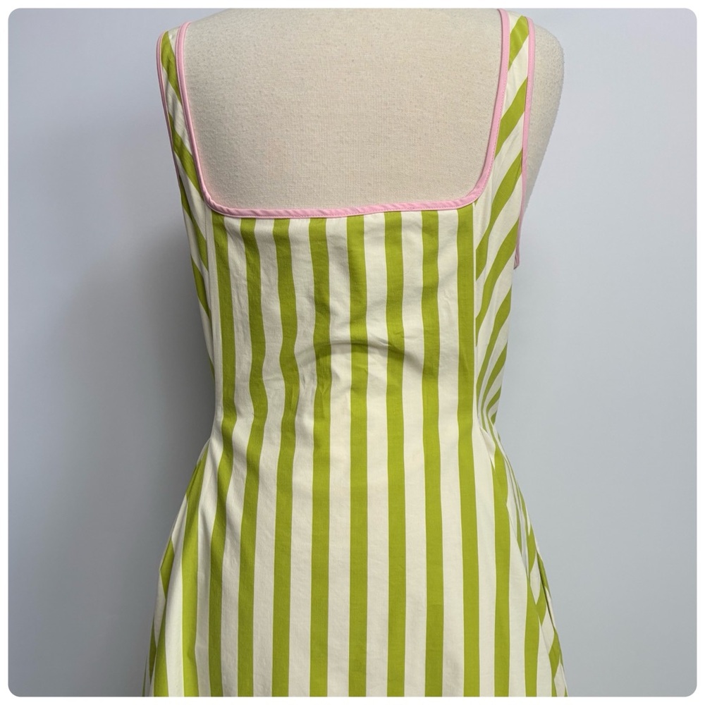 NWT Maeve  Arlette  Piped Sleeveless Notched Square-Neck Midi Dress, XL - Picture 14 of 16